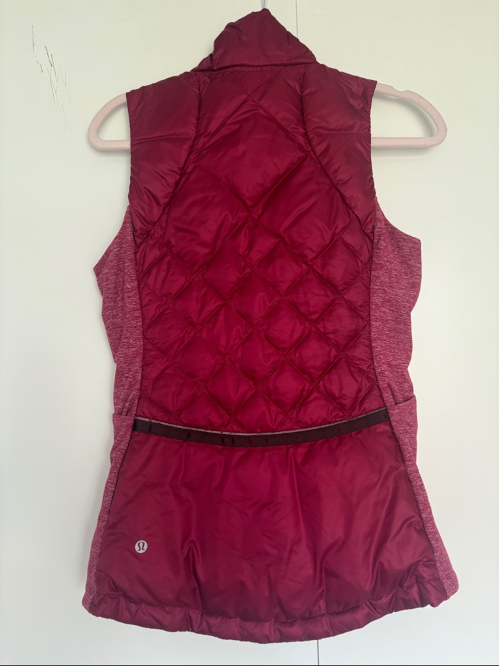 Lululemon Down For A Run Vest in the color Berry Rumble 6 - Picture 7 of 13